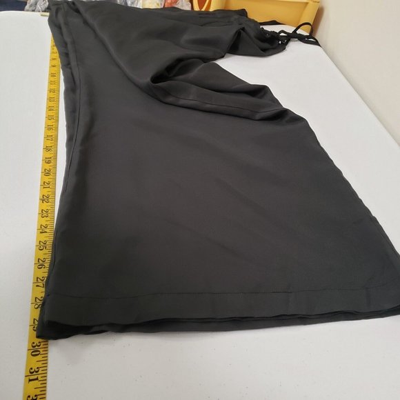 Anthropologie Womens Strappy Wide Leg Jumpsuit Size XL Black Sleeveless Zip - Picture 10 of 12